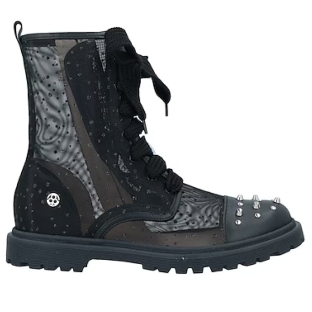 NWT Florens Women 36 mesh boots with embellished toe caps